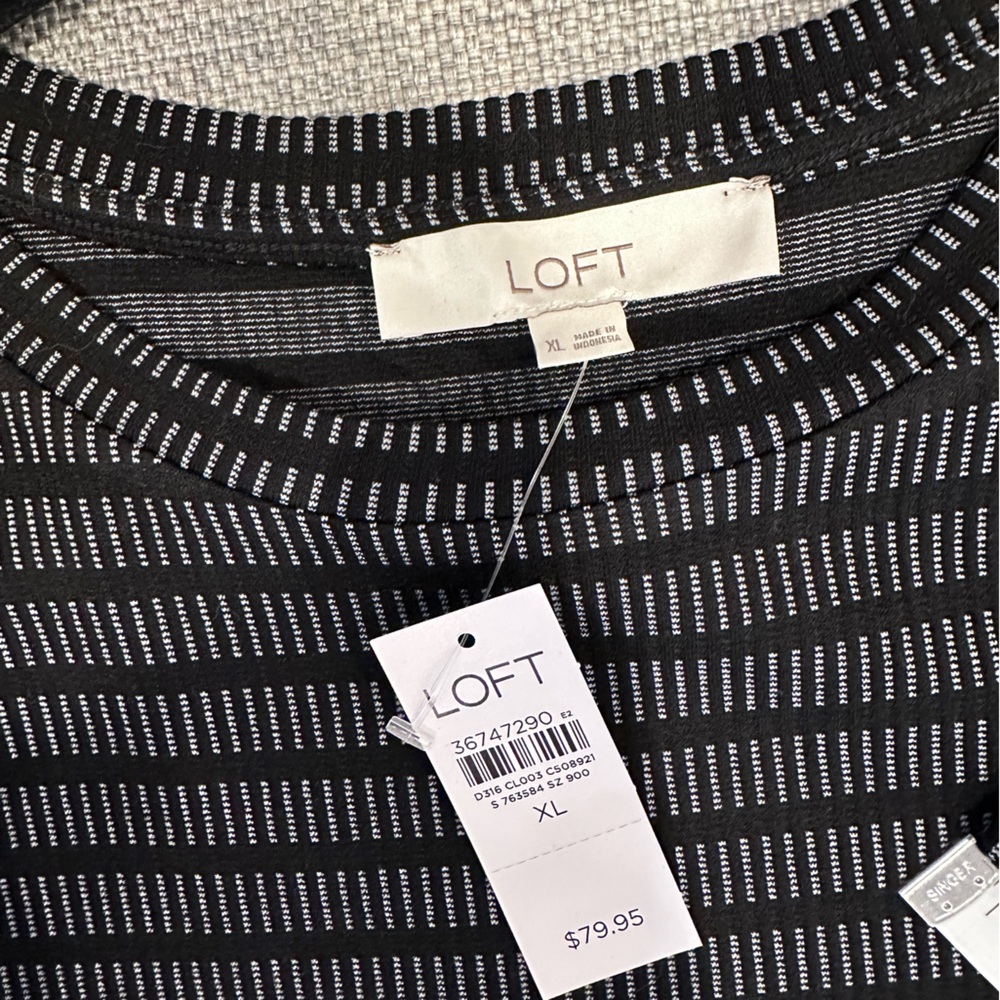 Black Patterned Dress - Picture 11 of 13